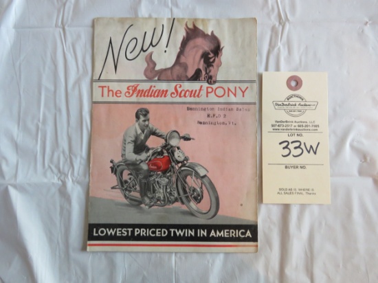 Indian Scout Pony Brochure