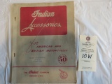 1953 Indian Motorcycles Accessories Catalog
