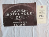 1938 Indian Motorcycles Brochure