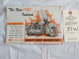 1947 Indian Motorcycles Brochure