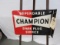 Champion Wall Flange Sign
