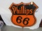 Phillips 66 Porcelain Sign w/frame