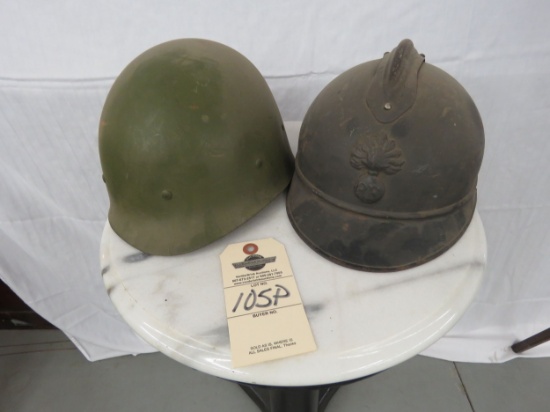 WWI Helmet Grouping