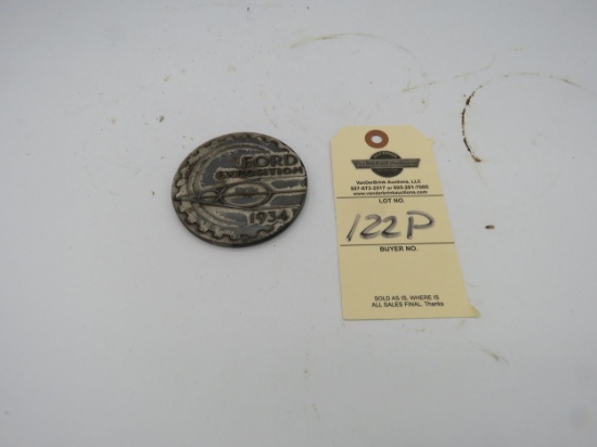 1934 Ford Expo Token Grouping