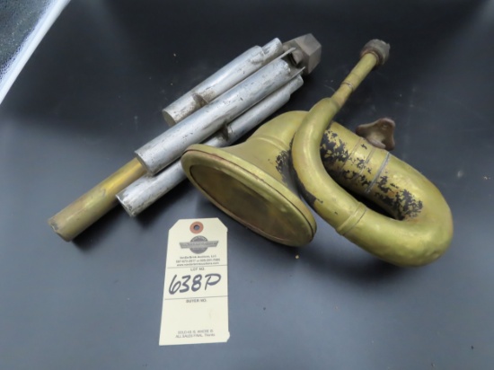 Brass Horn & Exhaust Whistle
