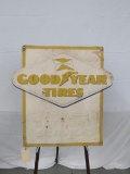 Goodyear Tires Painted Tin Sign