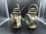 Cole 30 Electric & Kerosene Nickle Side Lights