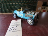 Vintage tin Hot rod Friction Toy