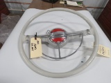 1946 -1948 Lincoln Steering Wheel Painted White