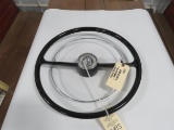 1951 Mercury Monteray Black steering Wheel w/Horn Ring Original