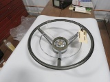 1958 Ford Edsel Pushbutton Steering Wheel w/Horn Ring