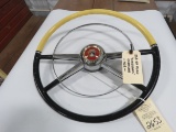 1953/54 Ford Crestline Black/White NOS Steering Wheel
