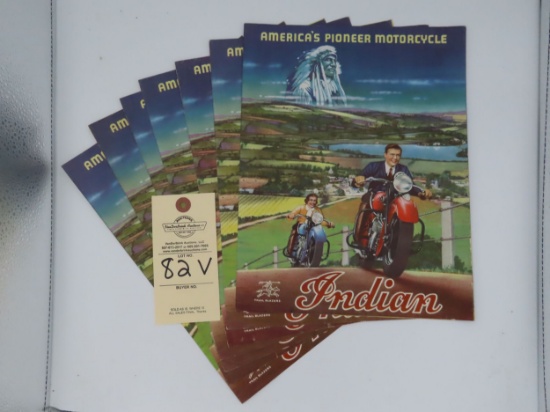 RARE Indian and Harley Davidson Literature