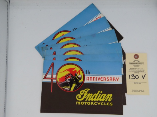 40th Anniversary Indian Motorcycles dealer manual