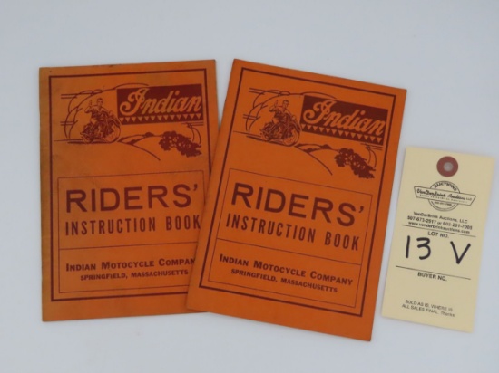 Indian Riders' Instruction Book
