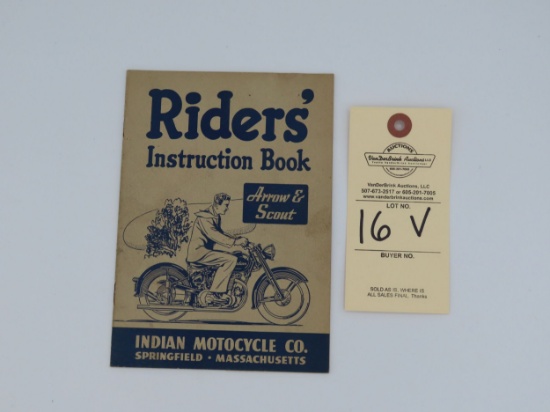 Indian Riders' Instruction Book