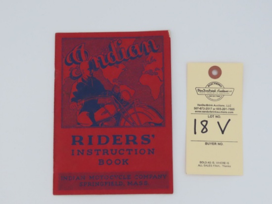 Indian Riders' Instruction Book