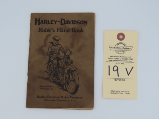 Harley-Davidson Rider's Hand Book