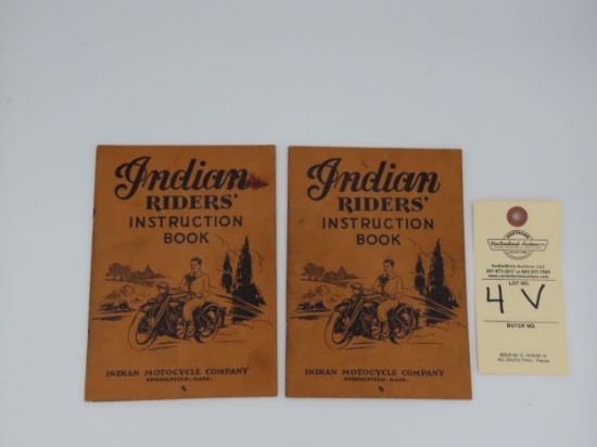 1931 Indian Riders' Instruction Book