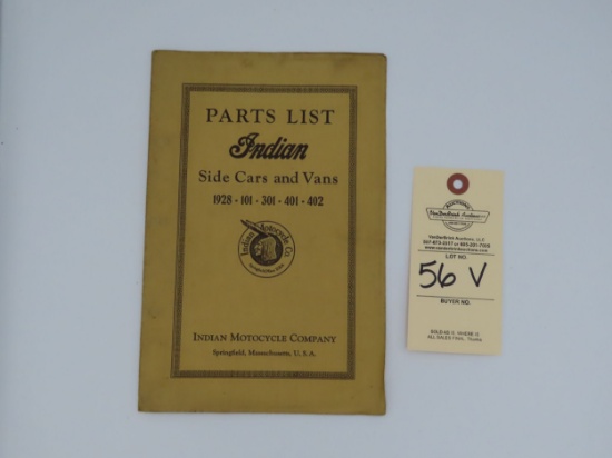 Indian Side Cars and Vans Manual