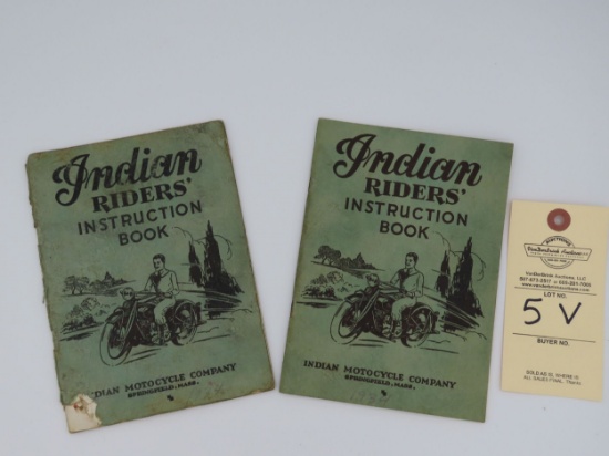 1934 Indian Riders' Instruction Book