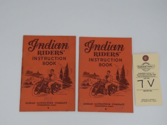 1937 Indian Riders' Instruction Book