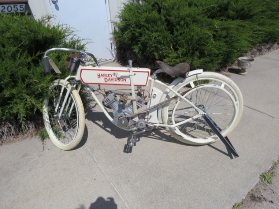 Replica 1914 Hardley Davidson Motorcycle  Bicycle
