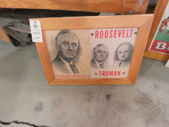 FDR and Truman Picture framed
