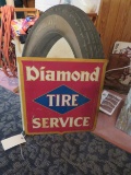 Diamond Tire Service Flange Sign