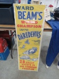 Ward Beams Dare Devil Stunt Show Poster