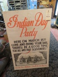 Vintage Indian Day Poster 25x38 inches