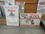 Vintage Orrie Steele Indian Motorcycle Championship Poster