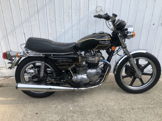 1979 Triumph Bonneville Motorcycle
