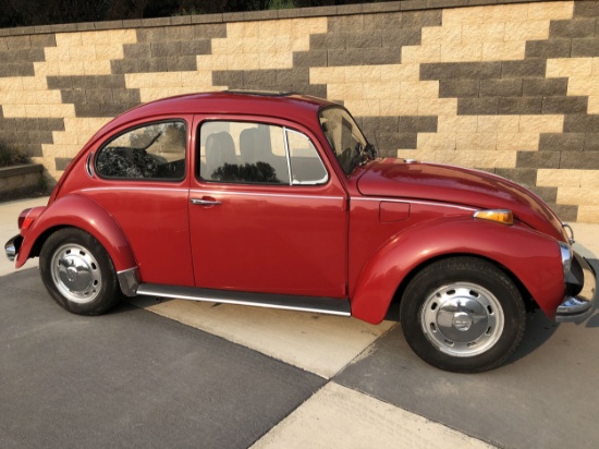1971 Volkswagon Super Beetle Automobile
