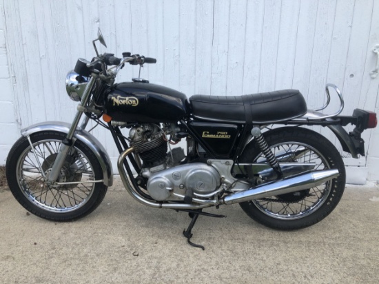 1973 Norton Roadster 750 Motorcycle