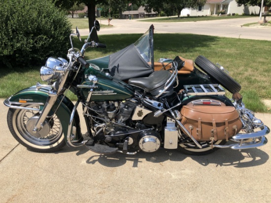 1951 Harley Davidson FLH Motorcycle