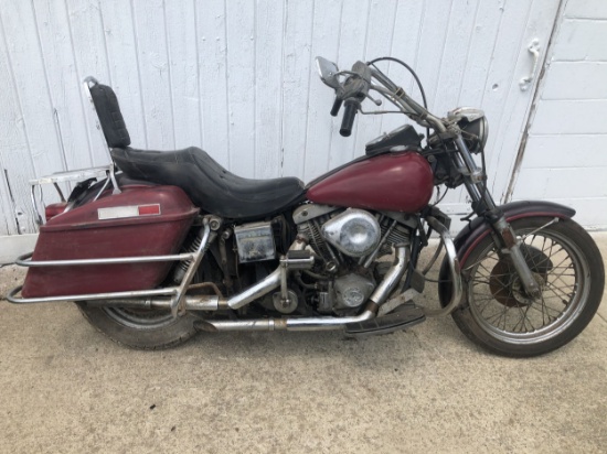 1973 Harley Davidson Super Glide Motorcycle