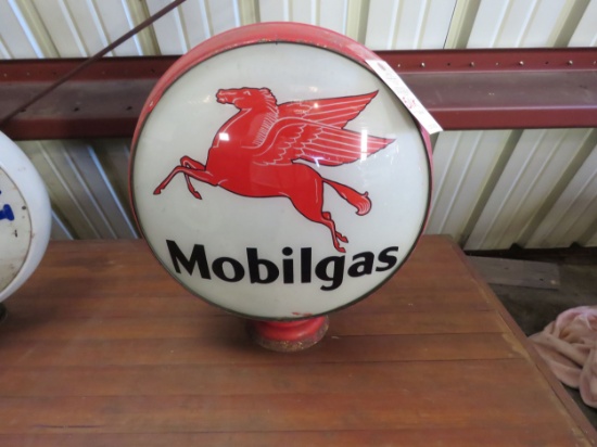 Mobil Gas pump Globe
