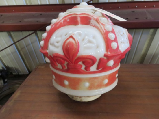 Red Crown Gas Pump Globe