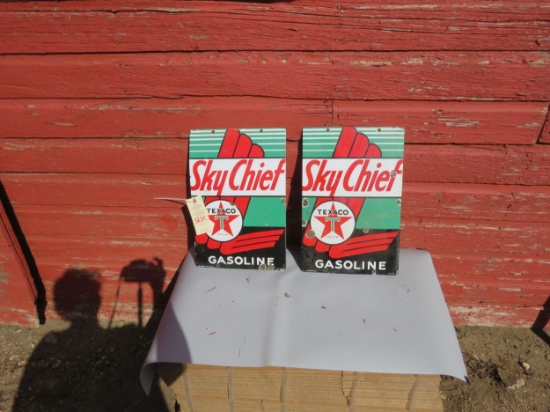 Sky Chief Gas Pump Plates