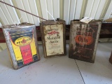 5 Gallon Vintage Oil Can Group