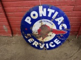 Pontiac Porcelain Sign