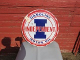 Independent Gas Motor Oil Sign