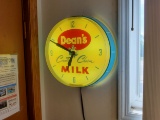 Dean's Milk Clock