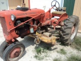 Allis Chalmers C Tractor with Woods Mower