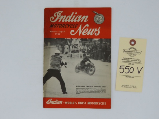 Indian Motorcycle News - March - April 1947