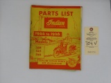 Indian 74 Parts List 1944 to 1946