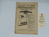 Ariel Motor Cycling Prize Competition Results, Dec. 21, 1930