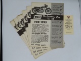 BSA - The Sparkling Buy for '55 advertising