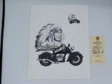 Indian Motorcycle drawings